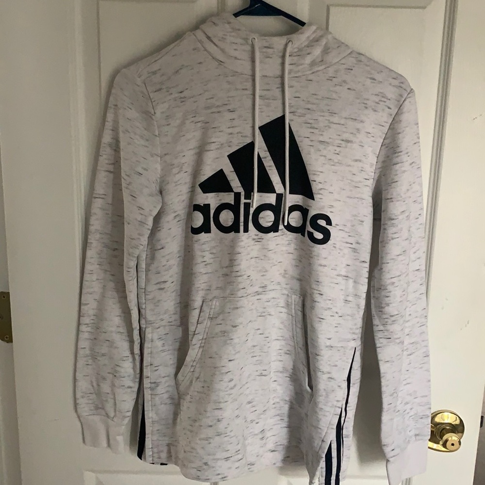 White Adidas Hoodie (XS) - Picture 1 of 3